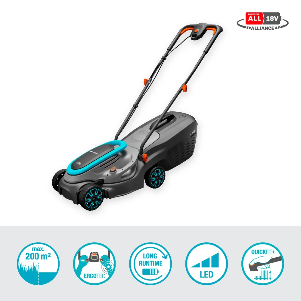 Tondeuse PowerMax 32/18V P4A- avec batterie – Gardena (vue 2)