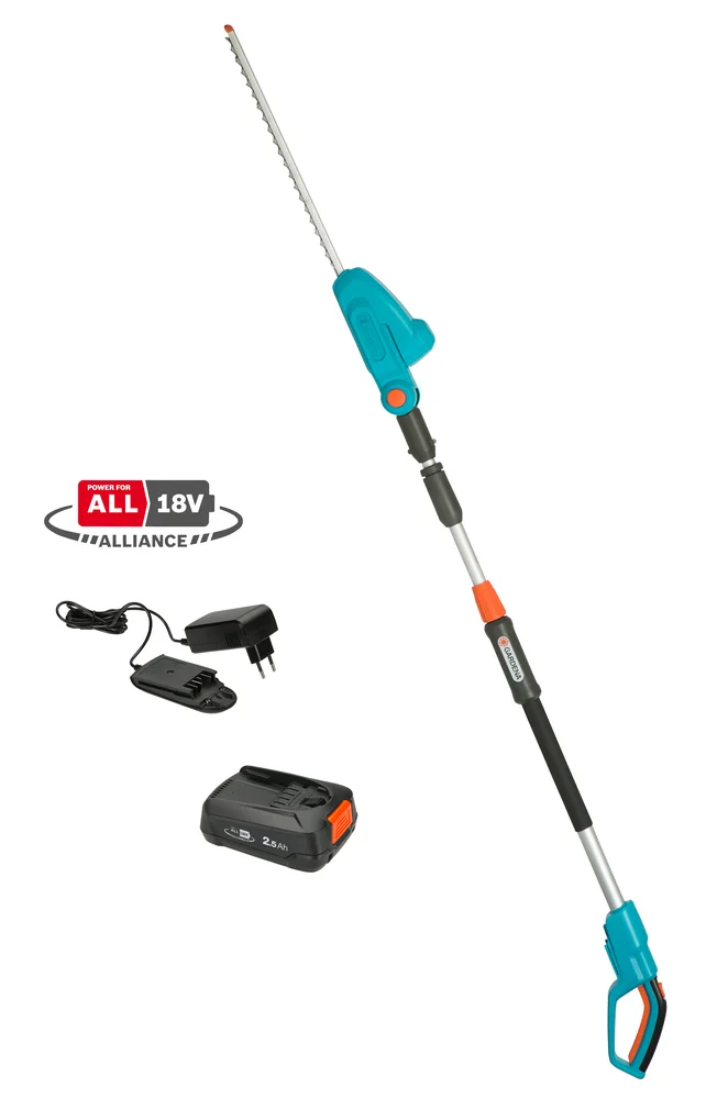 Taille-haies sur perche à batterie Gardena THS 42/18V P4A – Gardena